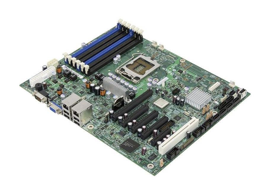S3420GPV Intel Socket LGA 1156 Intel 3420 Chipset Quad Core Xeon 3400/ Core i3 Processors Support DDR3 6x DIMM 2x SATA 3.0Gb/s ATX Server Motherboard (Refurbished)

