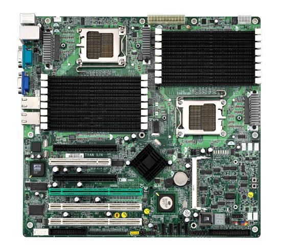 S3992 Tyan Thunder h2000M Broadcom BCM5780 (HT2000)/ BCM5785 Chipset AMD Opteron 2000 Series Dual Core/ Quad Core Processors Support Dual Socket 1207 Extended-ATX Server Motherboard (Refurbished)