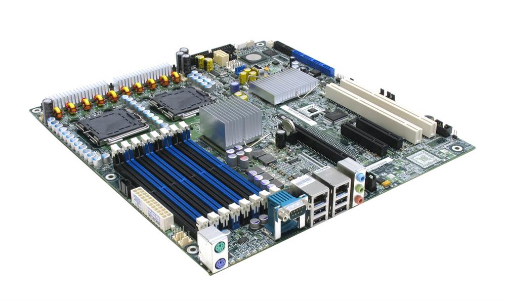 S5000XVNSAS Intel S5000XVN Socket LGA 771 Intel 5000X + ESB2-E Chipset Dual Core Xeon 5000/5100 / Quad Core Xeon 5300 Series Processors Support DDR2 8x DIMM 6x SATA SSI EEB Server Motherboard (Refurbished)