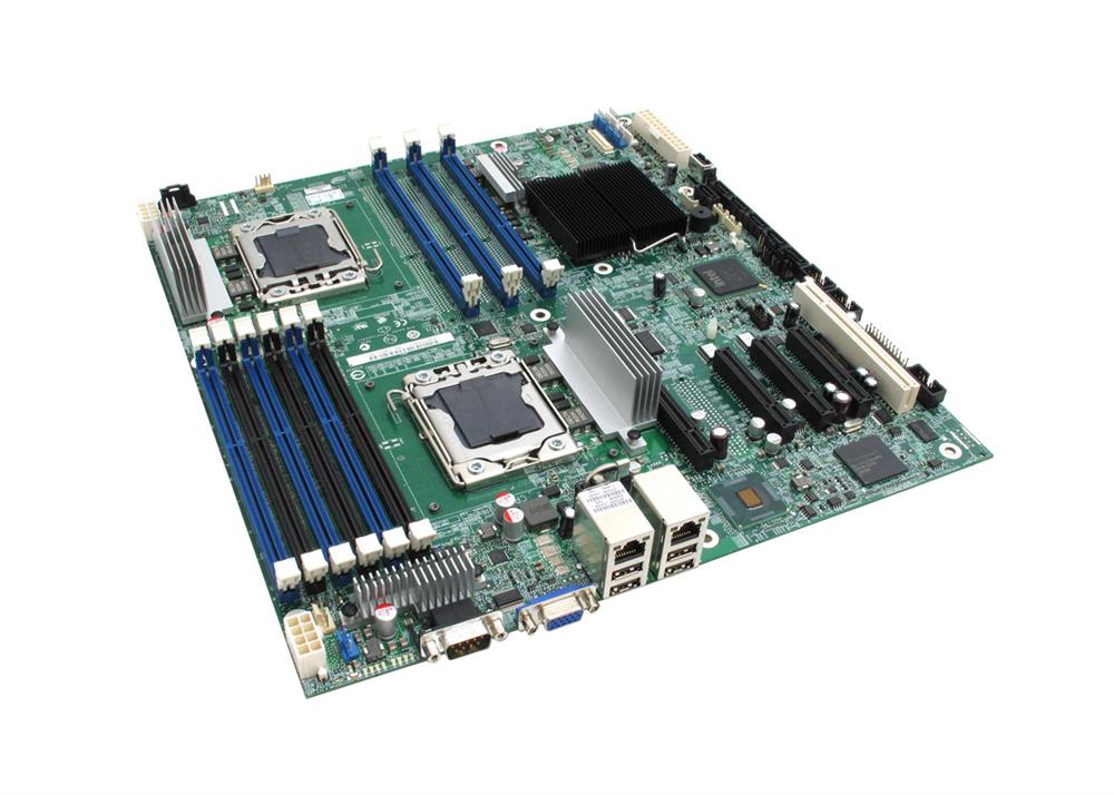 S5500HCVR Intel Server Motherboard i5500 Chipset Socket LGA1366 DDR3 PCI Express (Refurbished)