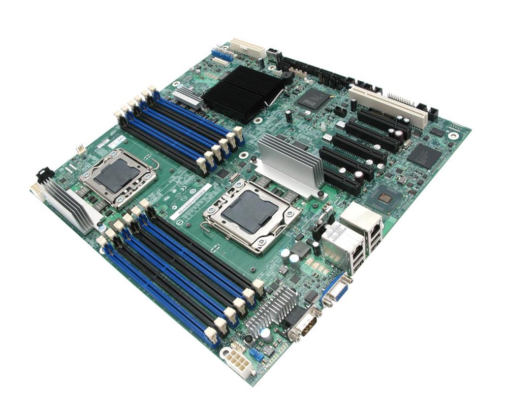S5520HCV Intel i5500 Chipset Socket B LGA1366 SSI EEB 2 x Processor Support extended ATX Server Motherboard (Refurbished)
