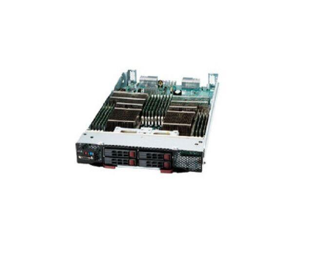SBA-7142G-T4 Supermicro SuperBlade 7142G-T4 Barebone System Blade - AMD - Socket G34 LGA-1944 - 4 x Processor Support - Black