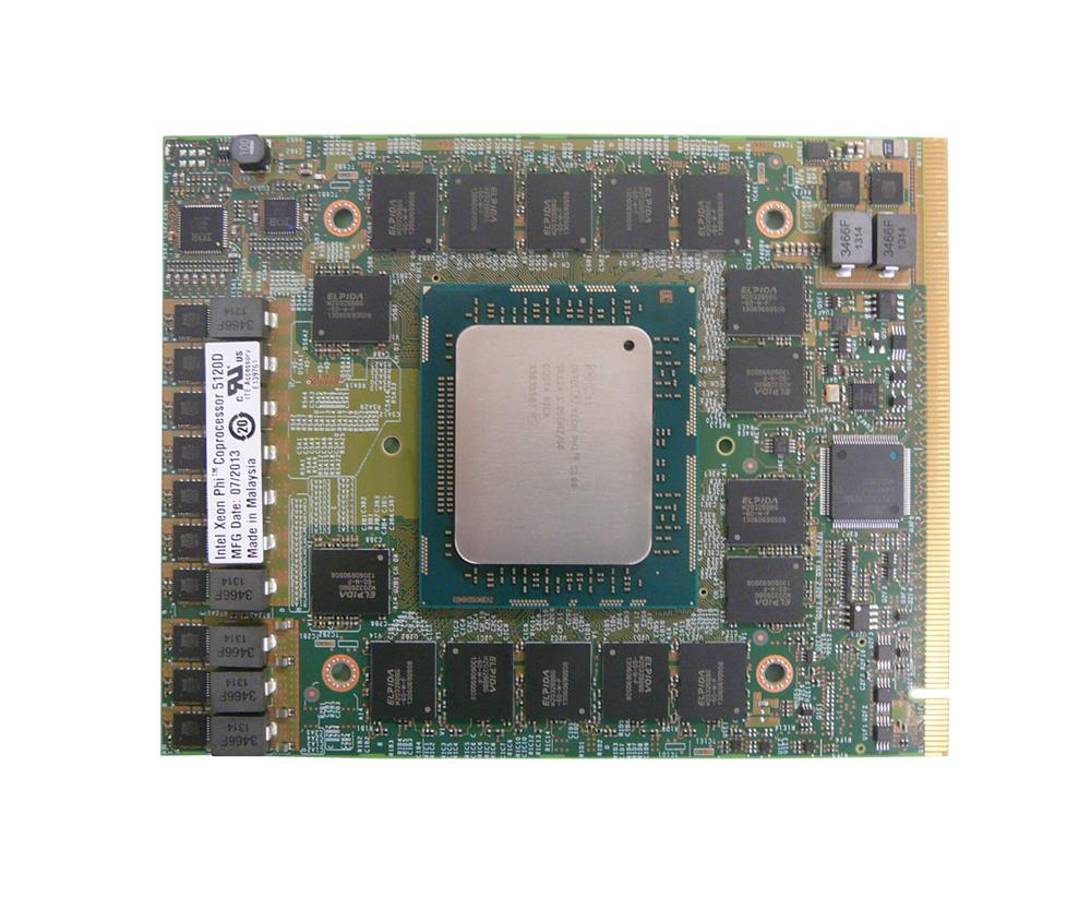 SC5120D Intel Xeon Phi 5120D 60-Core 1.05GHz 30MB L2 Cache PCI Express x24 Server Coprocessor