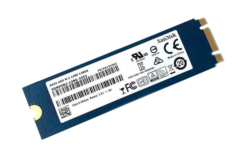 SD8SN8U-128G-1002 SanDisk X400 128GB M.2 Internal Solid State Drive (SSD)