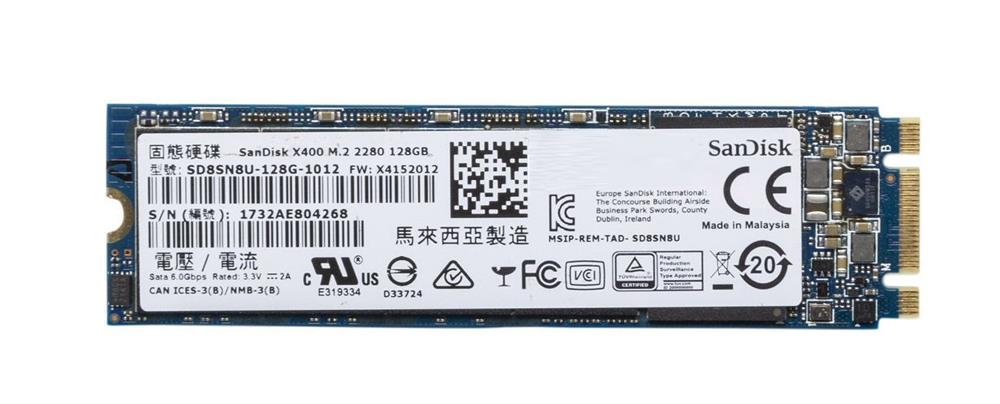 SSD 128Go 2.5 SanDisk X400 SD8SB8U-128G-1001