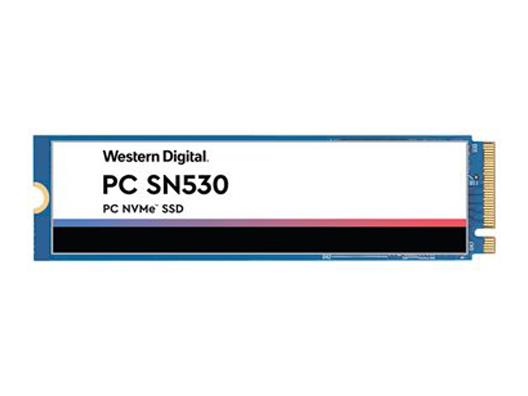 SDBQNPZ-1T00 Western Digital PC SN530 1 TB Solid State Drive - M.2 2280 Internal - PCI Express NVMe (PCI Express NVMe 3.0 x4) - Notebook, Tablet Device Supported - 400 TB TBW - 2400 MB/s Maximum Read 