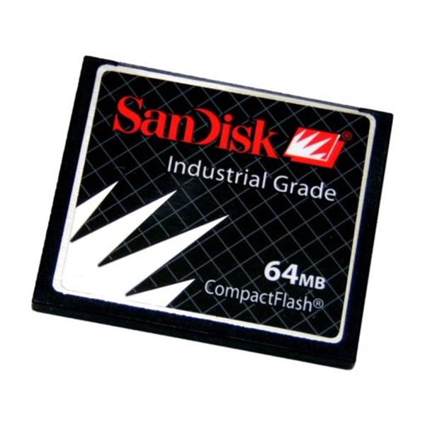 SDCFB-64-201-80 SanDisk 64MB Industrial CompactFlash (CF) Memory Card