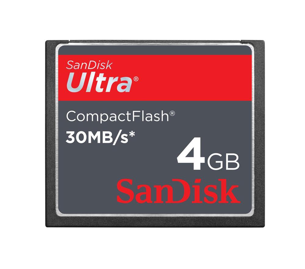SDCFH-004G-U46S SanDisk 4GB Ultra II CompactFlash (CF) Memory Card