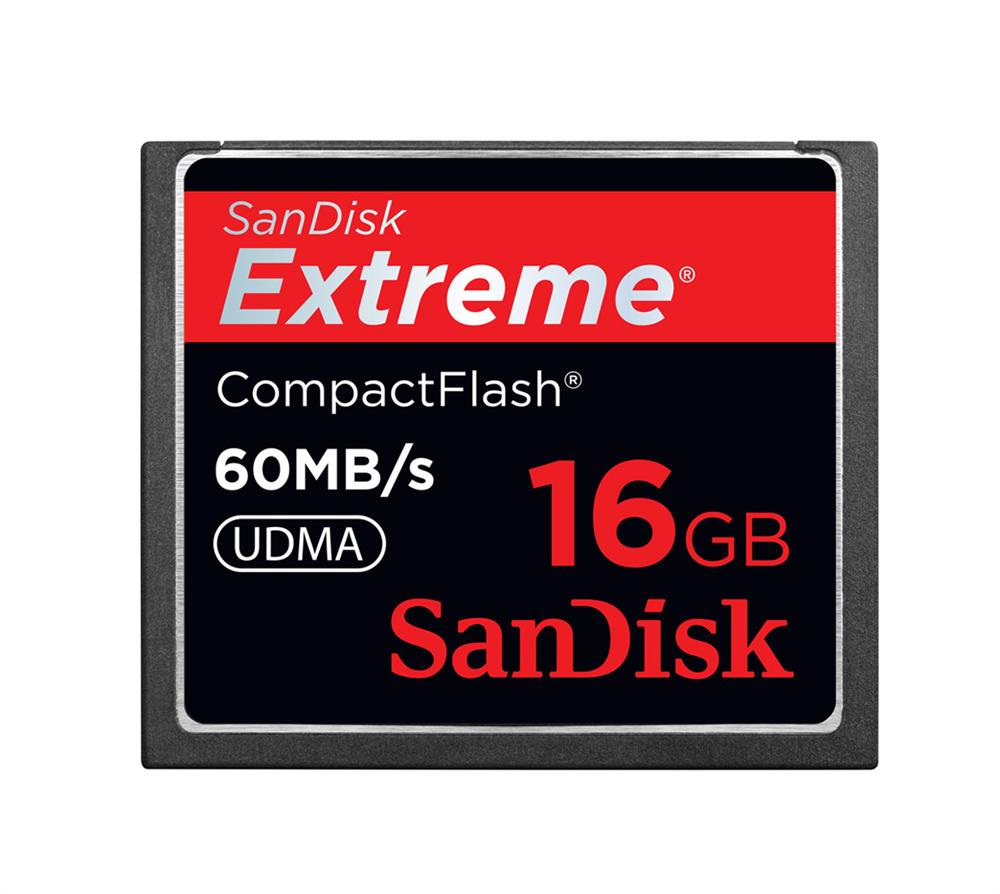 SDCFX-016G-A46 SanDisk Extreme 16GB CompactFlash (CF) Memory Card