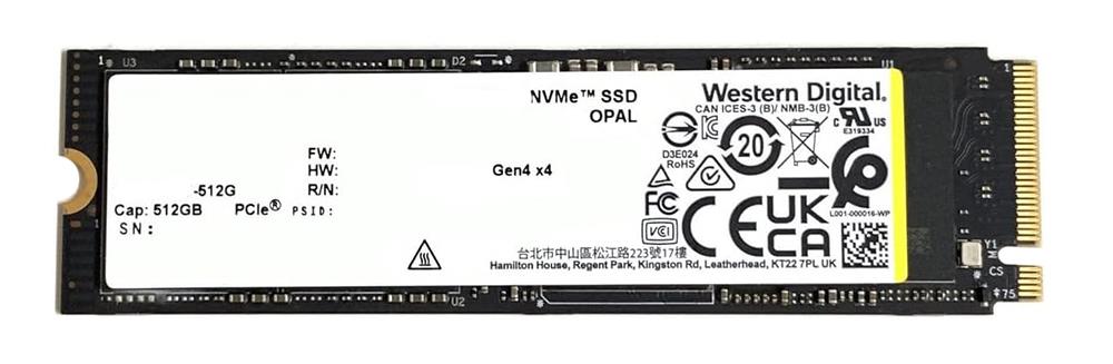 SDEPNSJ-512G WD 512GB PCIe NVMe 4.0 x4 M.2 2280 Solid State Drive