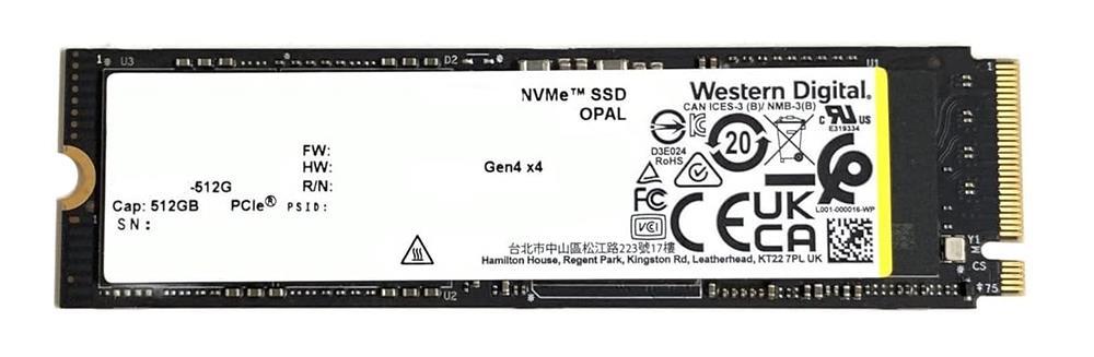 SDEQNSJ-512G WD 512GB PCIe NVMe 4.0 x4 M.2 2280 Solid State Drive