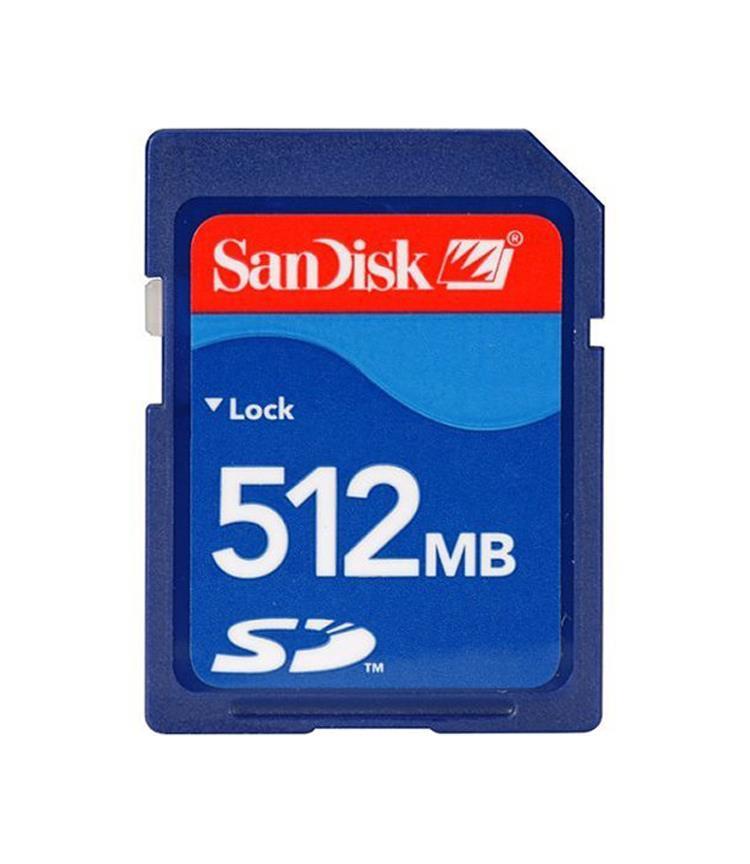 SDSDB-512-A11 SanDisk 512MB Secure Digital (SD) Flash Memory Card