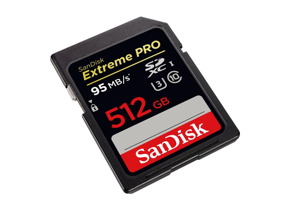 SDSDXPA-512G-G46 SanDisk Extreme Pro 512GB Class 10 SDXC UHS-I Flash Memory Card