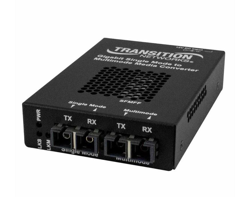 SFMFF1415-200 Transition Fast Ethernet Or Atm / Oc-3 / Sdh / Sonet Stand-Alone Media Converter