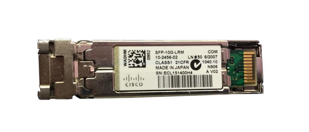 SFP-10G-LRM Cisco 10Gbps 10GBase-LRM Multi-mode Fiber 220m 1310nm Duplex LC Connector SFP+ Transceiver Module