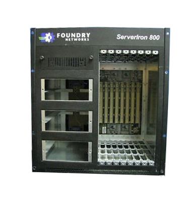 SI800-DC Foundry Networks 8-Slot Chassis with Web Switching Management Module and 48VDC Power Supply for ServerIron IronCore Series