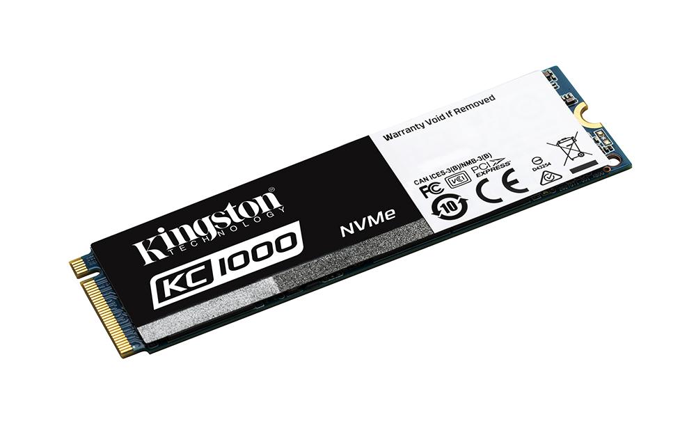 SKC1000/960G Kingston KC1000 Series 960GB MLC PCI Express 3.0 x4 NVMe M.2 2280 Internal Solid State Drive (SSD)