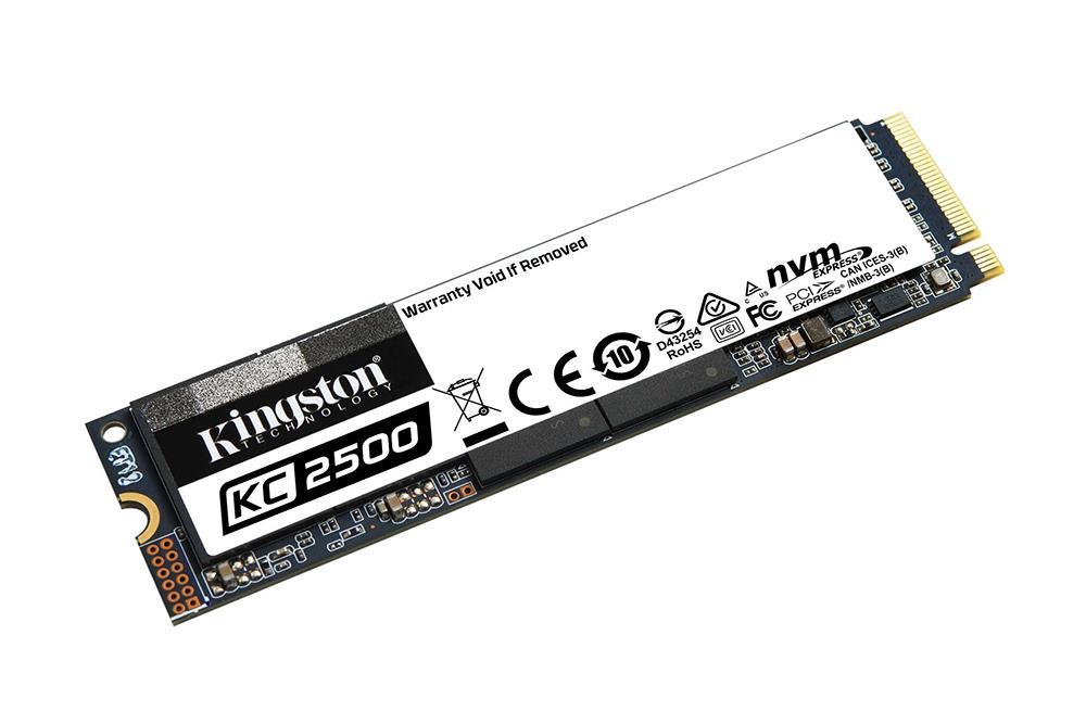 SKC2500M8/250G Kingston KC2500 Series 250GB TLC PCI Express 3.0 x4 NVMe M.2 2280 Internal Solid State Drive (SSD)