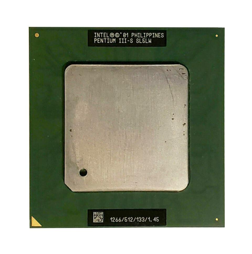 SL5LW2 Intel Pentium III 1.26GHz 133MHz FSB 512KB L2 Cache Socket PPGA370 Processor