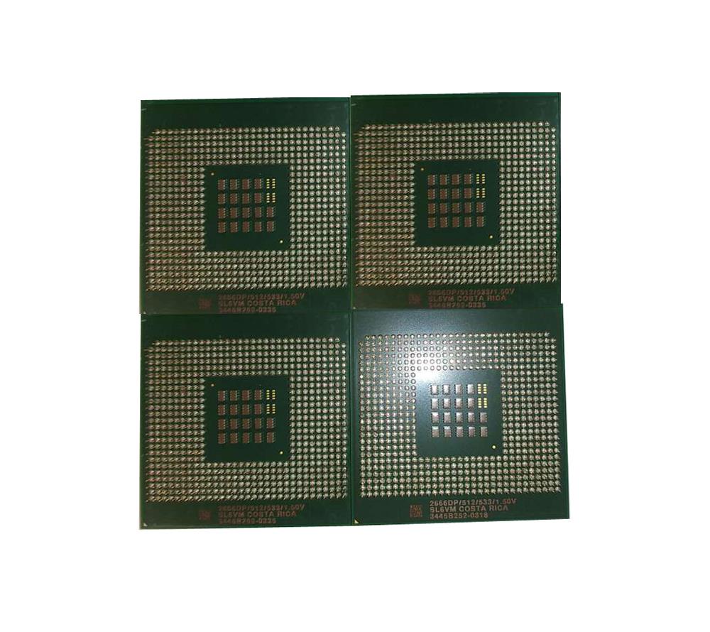 SL6VM-/4pcLot Intel Xeon 2.66GHz 533MHz FSB 512KB L2 Cache Socket PPGA604 Processor