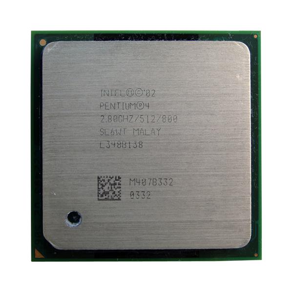 SL6WT Intel Pentium 4 2.80GHz 800MHz FSB 512KB L2 Cache Socket mPGA478B Processor