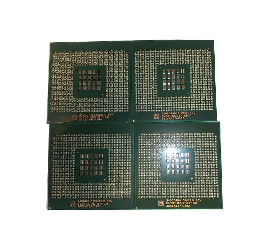 SL74T-/4pcLot Intel Xeon 2.40GHz 533MHz FSB 512KB L2 Cache Socket PPGA604 Processor