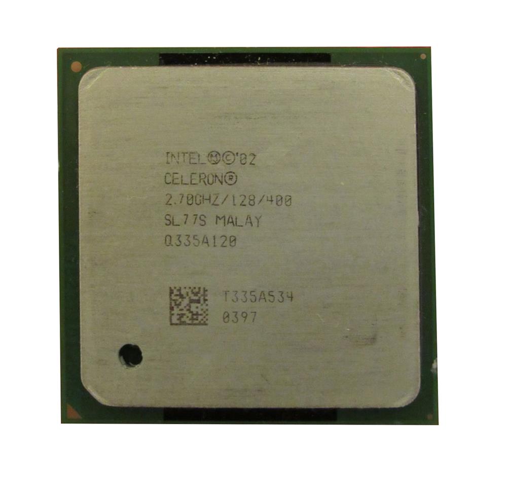 SL77S Intel Celeron 2.70GHz 400MHz FSB 128KB L2 Cache Socket PPGA478 Processor