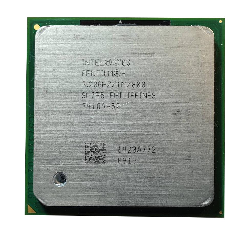 SL7E5 Intel Pentium 4 540 3.20GHz 800MHz FSB 1MB L2 Cache Socket 478 Processor with HT Technology