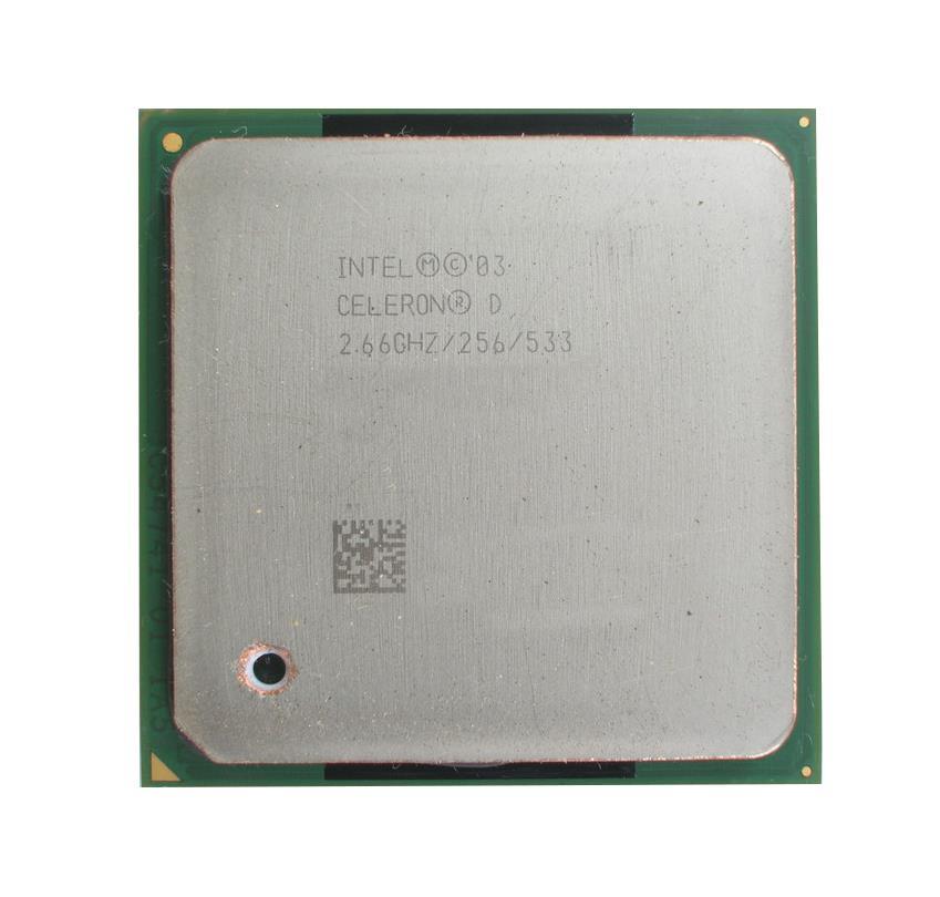 SL7KZ Intel Celeron D 330 2.66GHz 533MHz FSB 256KB L2 Cache Socket PPGA478 Desktop Processor