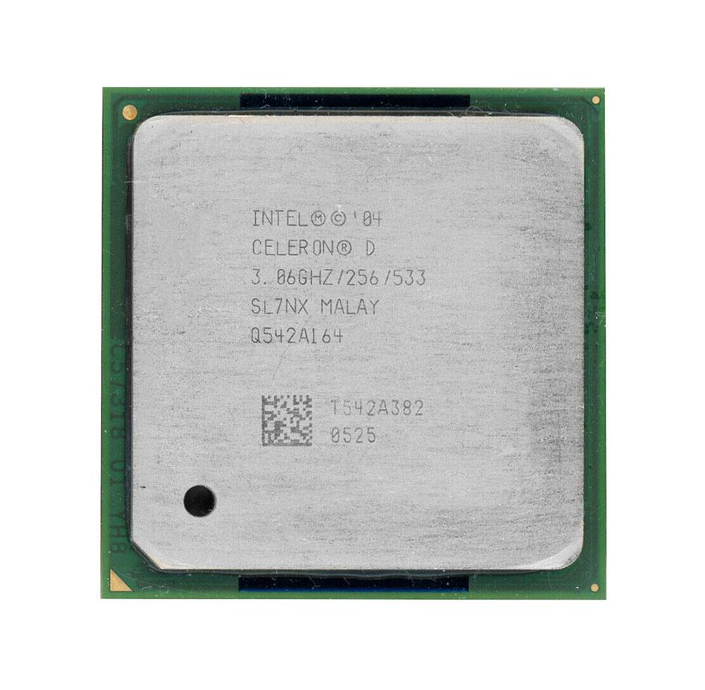 SL7NX Intel Celeron D 345 3.06GHz 533MHz FSB 256KB L2 Cache Socket PPGA478 Desktop Processor