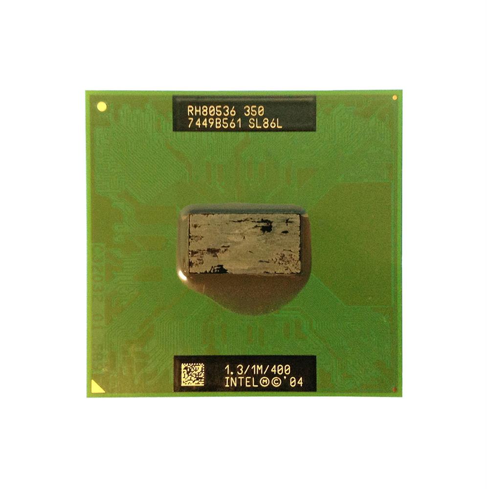 SL86L Intel Celeron M 350 1.30GHz 400MHz FSB 1MB L2 Cache Socket PGA478 Mobile Processor