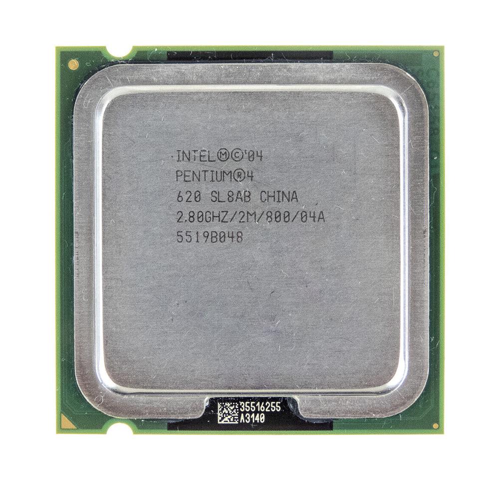 SL8AB Intel Pentium 4 620 2.80GHz 800MHz FSB 2MB L2 Cache Socket 775 Processor
