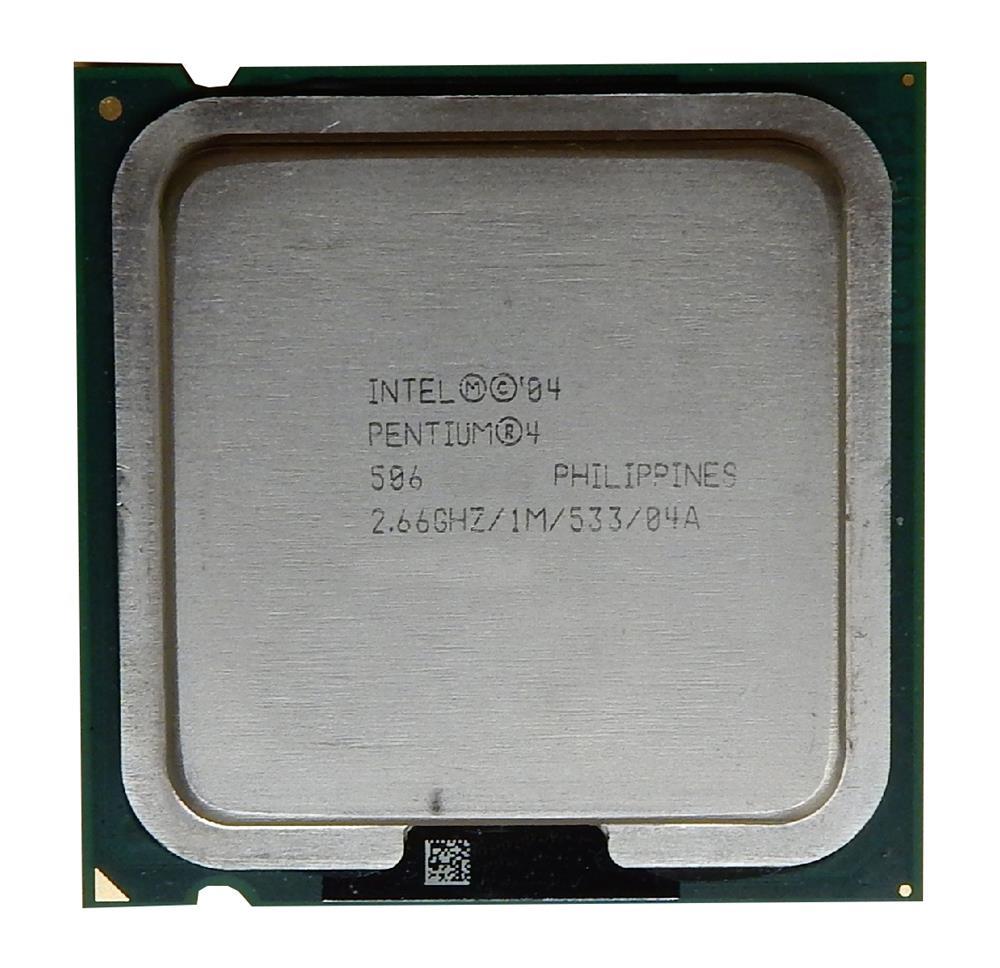 SL8PL Intel Pentium 4 506 2.66GHz 533MHz FSB 1MB L2 Cache Socket LGA775 Desktop Processor