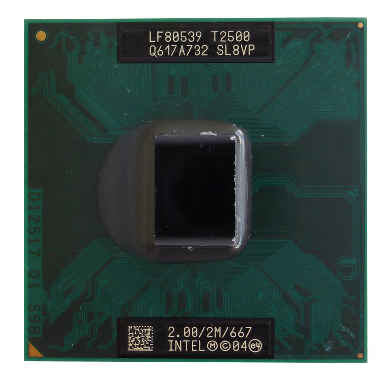 SL8VP Intel Core Duo T2500 Dual-Core 2.00GHz 667MHz FSB 2MB L2 Cache Socket PGA478 Mobile Processor