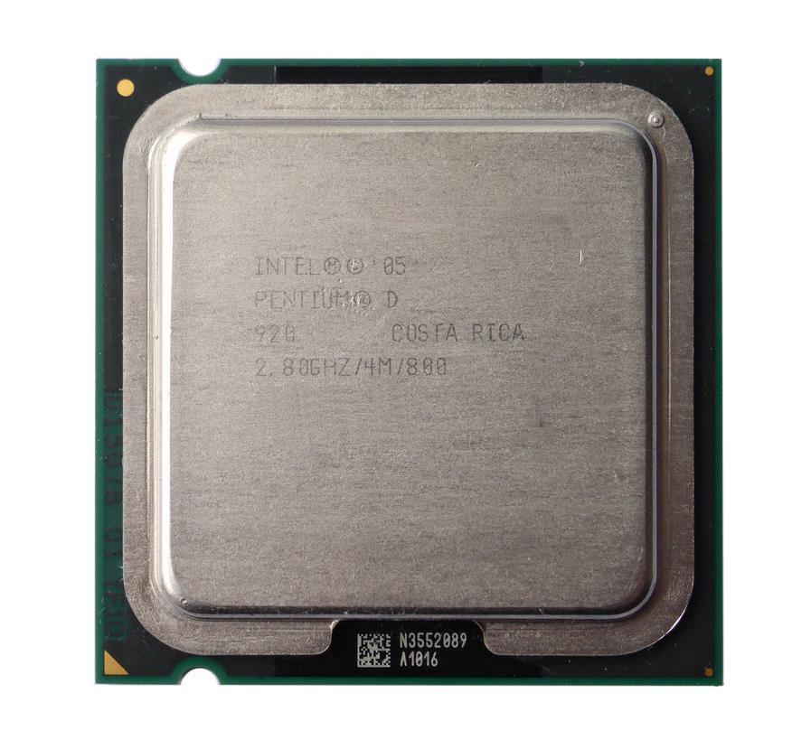 SL8W5 Intel Pentium D Dual-Core 920 2.80GHz 800MHz FSB 4MB L2 Cache Socket 775 Processor