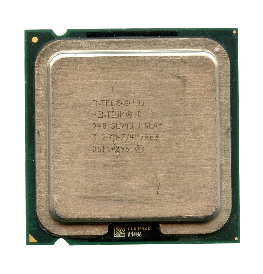 SL94Q Intel Pentium D 940 Dual-Core 3.20GHz 800MHz FSB 4MB L2 Cache Socket LGA775 Desktop Processor