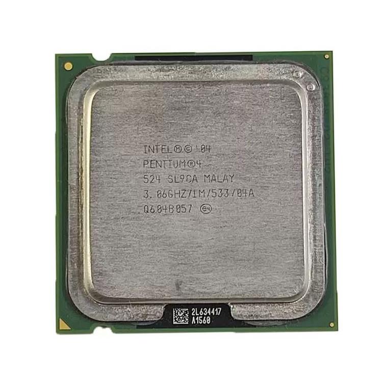 SL9CA Intel Pentium 4 524 3.06GHz 533MHz FSB 1MB L2 Cache Socket 775 Processor