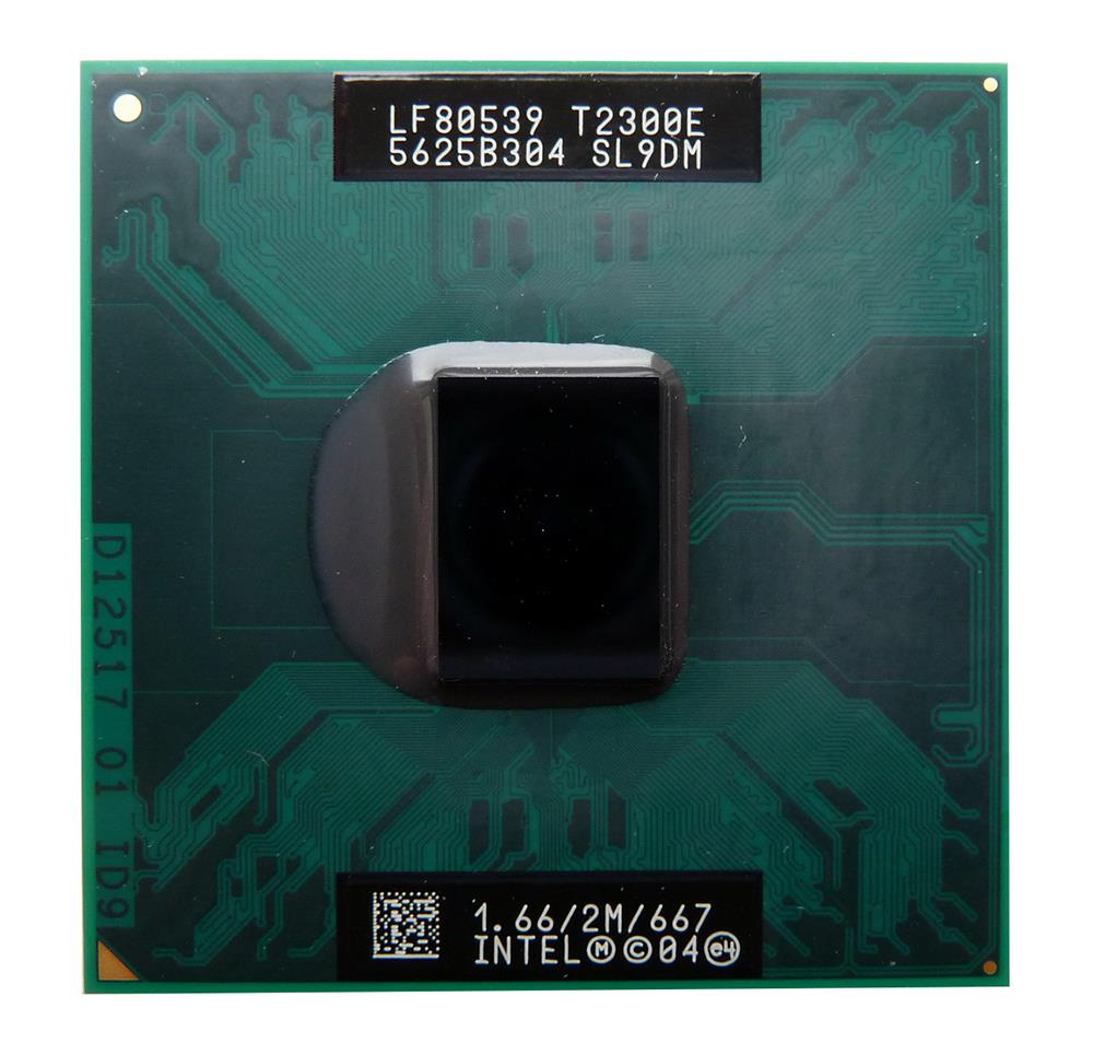 SL9DM Intel Core Duo T2300E Dual-Core 1.66GHz 667MHz FSB 2MB L2 Cache Socket PGA478 Mobile Processor