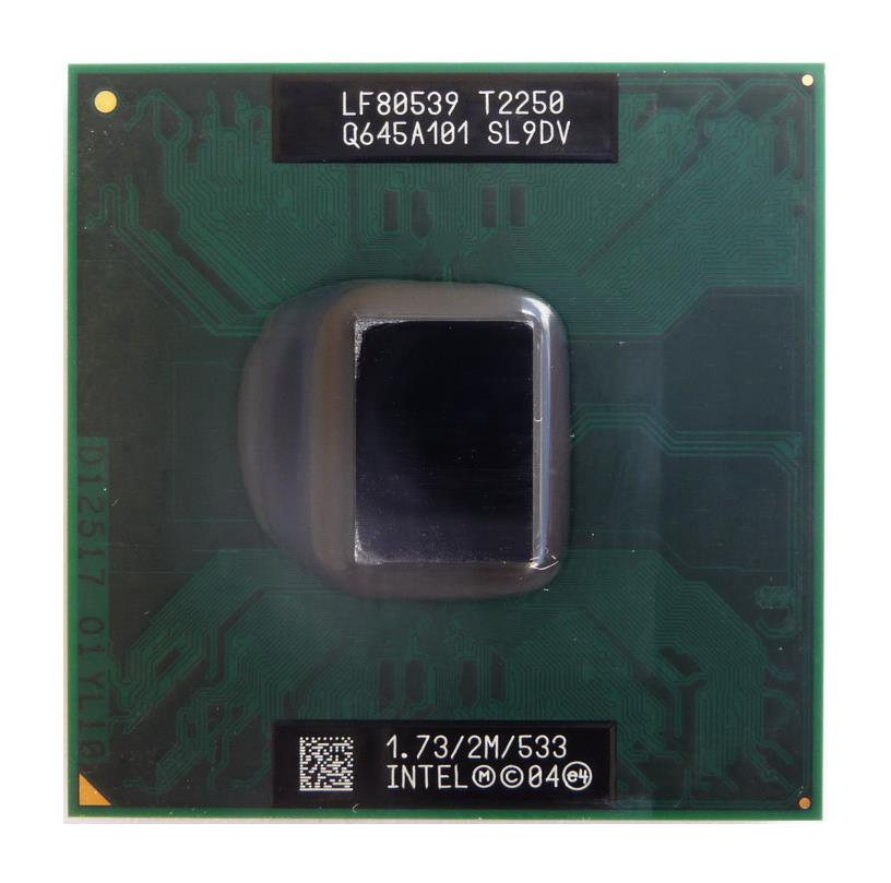 SL9DV Intel Core Duo T2250 Dual-Core 1.73GHz 533MHz FSB 2MB L2 Cache Socket PGA478 Mobile Processor