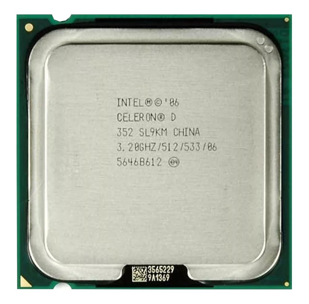 SL9KM Intel Celeron D 352 3.20GHz 533MHz FSB 512KB L2 Cache Socket LGA775 Desktop Processor