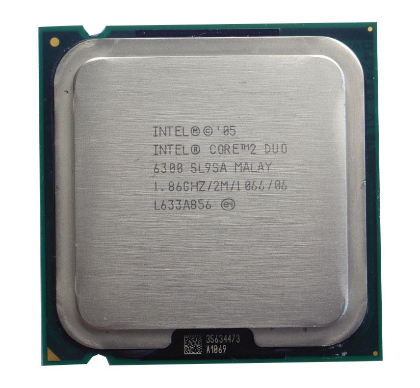 SL9SA Intel Core 2 Duo E6300 1.86GHz 1066MHz FSB 2MB L2 Cache Socket LGA775 Desktop Processor