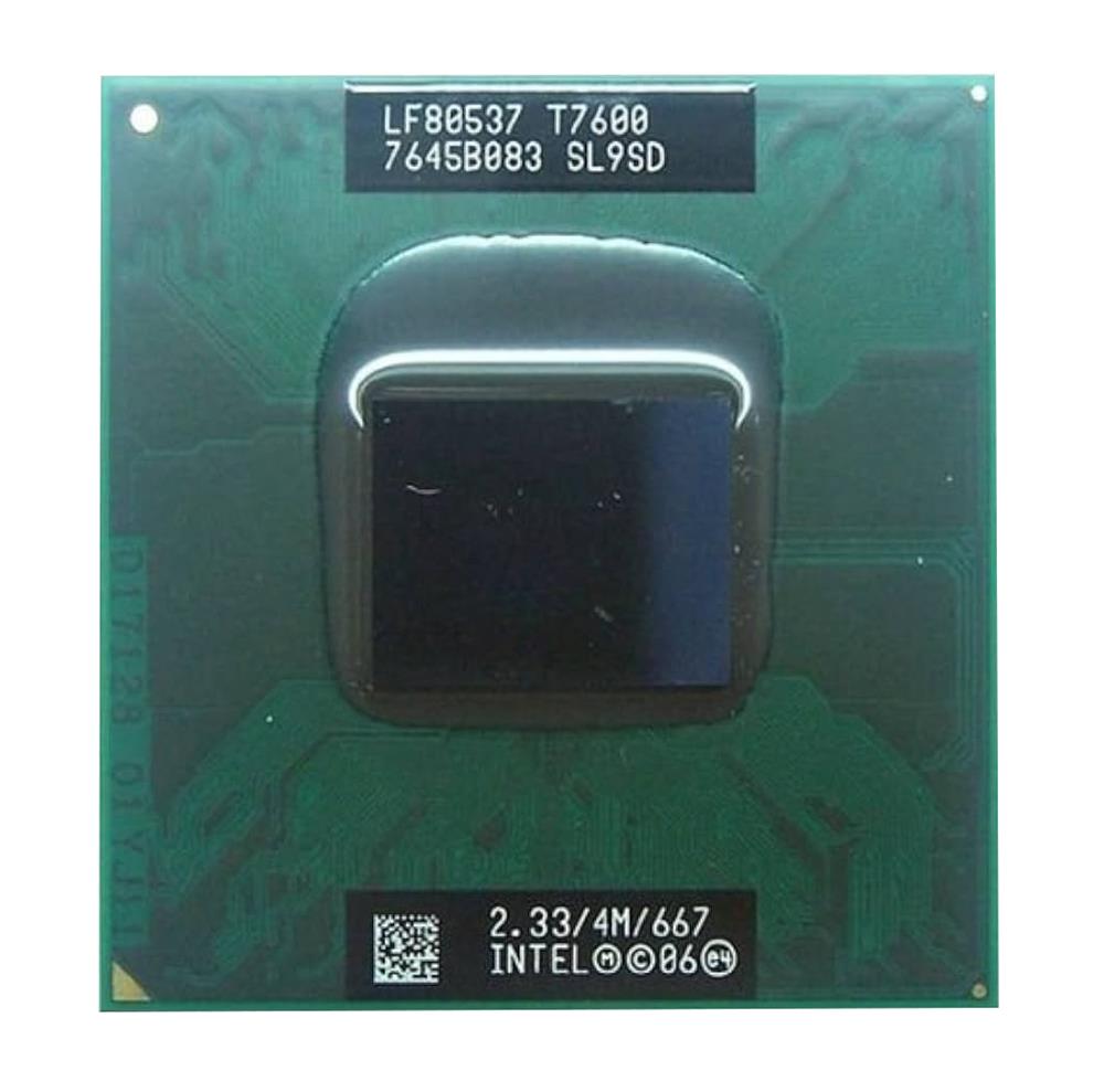 SL9SD Intel Core 2 Duo T7600 2.33GHz 667MHz FSB 4MB L2 Cache Socket PGA478 Mobile Processor
