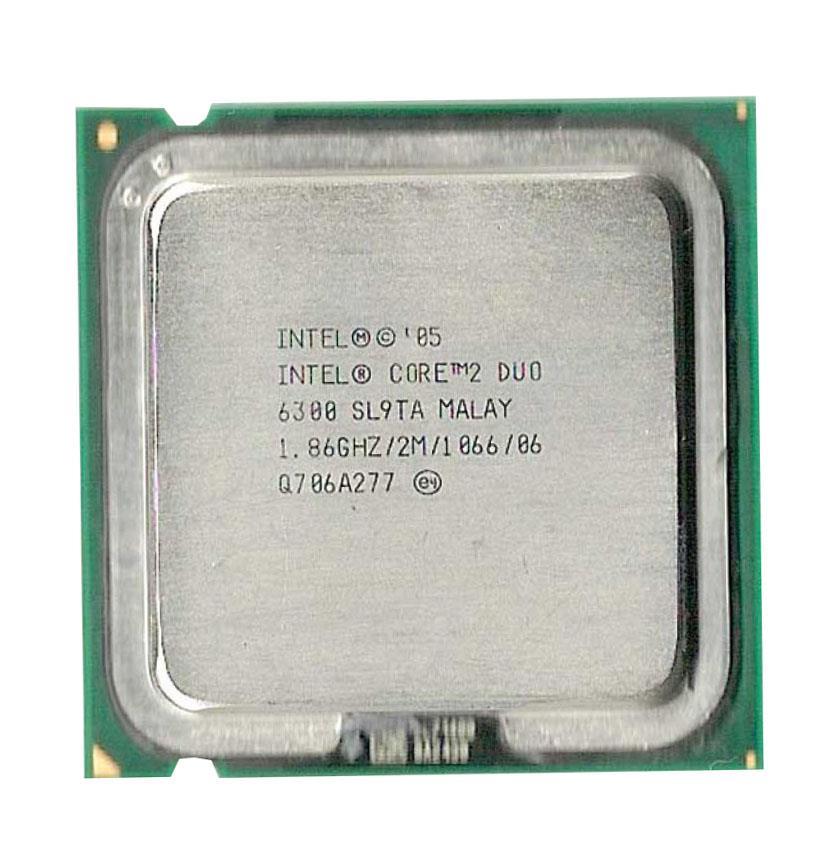 SL9TA-N Intel Core 2 Duo E6300 1.86GHz 1066MHz FSB 2MB L2 Cache Socket LGA775 Desktop Processor