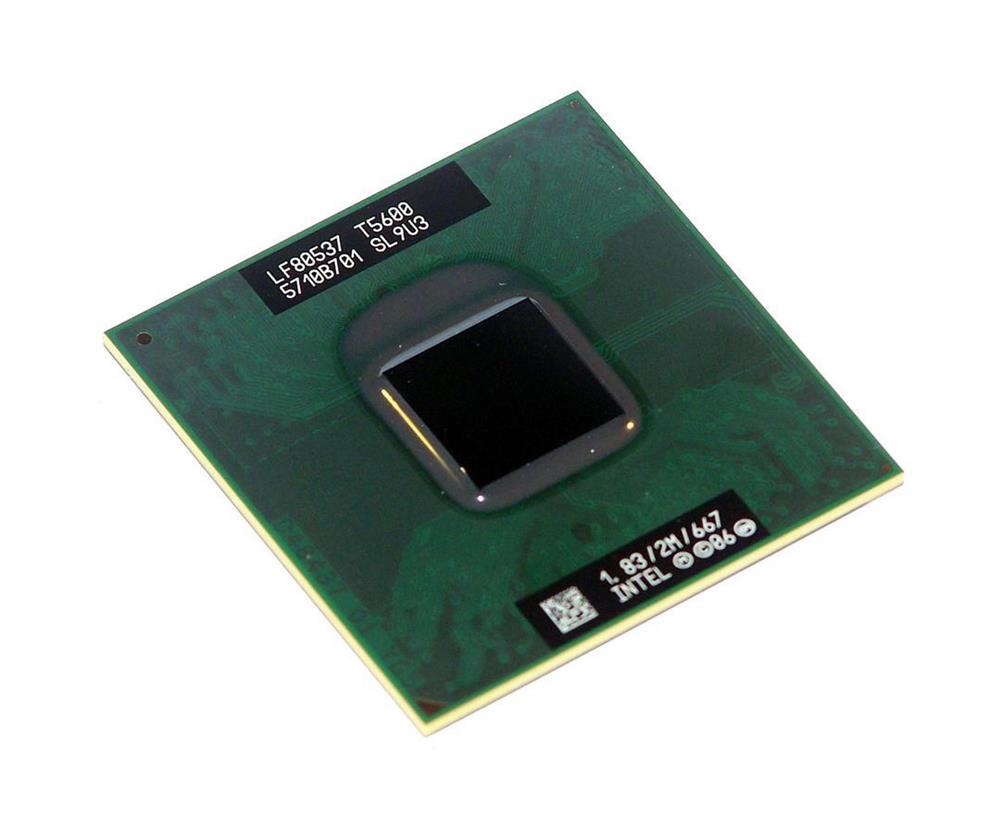 SL9U3 Intel Core 2 Duo T5600 1.83GHz 667MHz FSB 2MB L2 Cache Socket PGA478 Mobile Processor