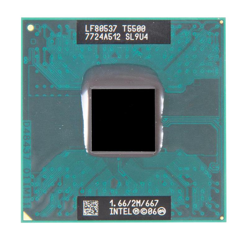 SL9U4 Intel Core 2 Duo T5500 1.66GHz 667MHz FSB 2MB L2 Cache Socket PGA478 Mobile Processor