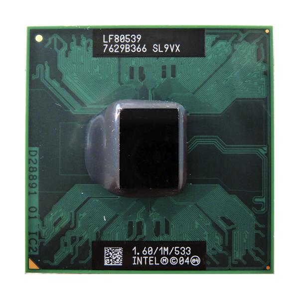 SL9VX Intel Pentium T2060 Dual-Core 1.60GHz 533MHz FSB 1MB L2 Cache Socket PPGA478 Mobile Processor