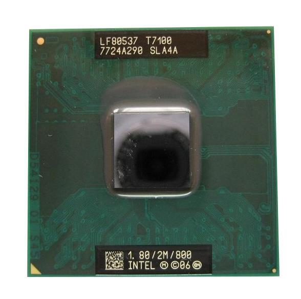 SLA4AD Dell 1.80GHz 800MHz FSB 2MB L2 Cache Intel Core 2 Duo T7100 Mobile Processor Upgrade for Latitude D630