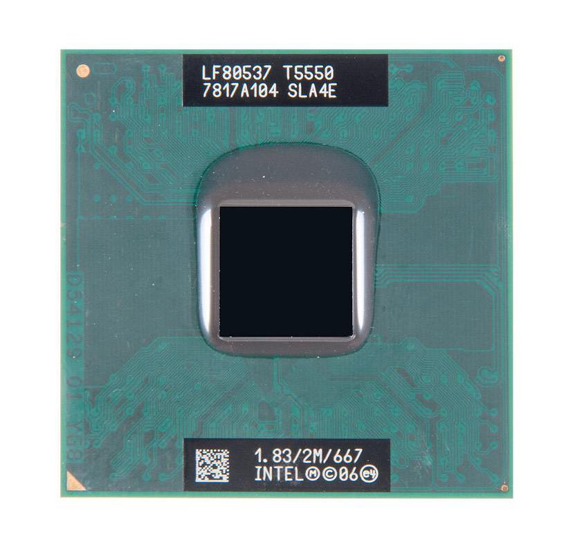 SLA4E Intel Core 2 Duo T5550 1.83GHz 667MHz FSB 2MB L2 Cache Socket PGA478 Mobile Processor