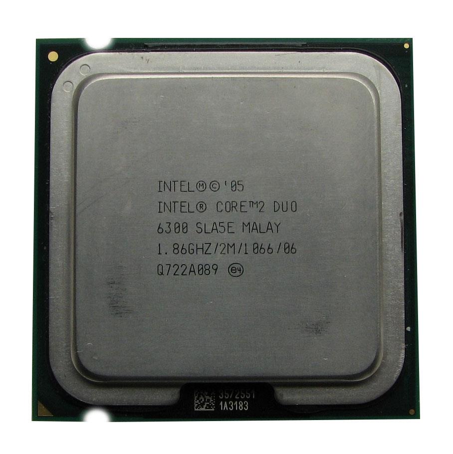 SLA5E Intel Core 2 Duo E6300 1.86GHz 1066MHz FSB 2MB L2 Cache Socket LGA775 Desktop Processor