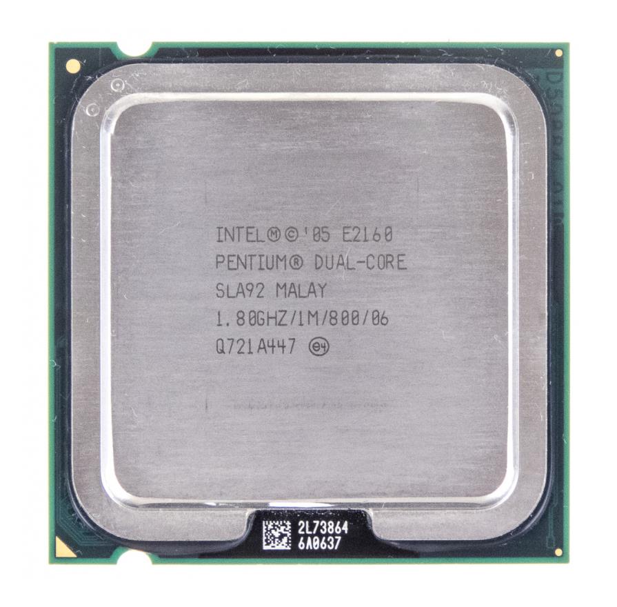 SLA92 Intel Pentium E2160 Dual-Core 1.80GHz 800MHz FSB 1MB L2 Cache Socket LGA775 Desktop Processor